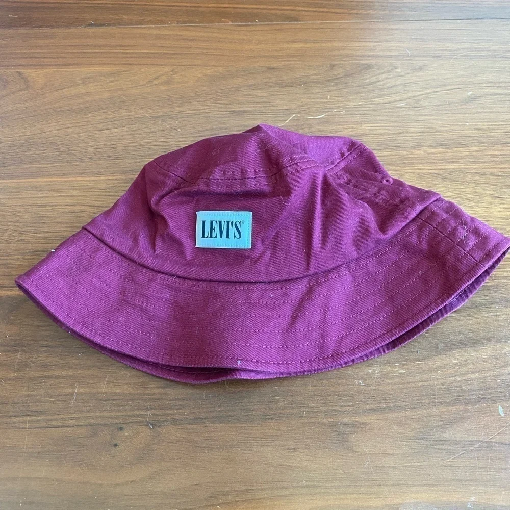 Levi Strauss Company Maroon Bucket Hat